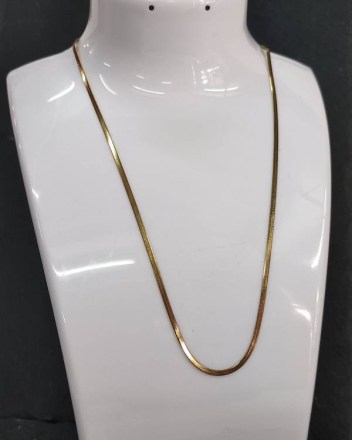 7  α  κολιε φιδι λεπτο χρυσο (1)